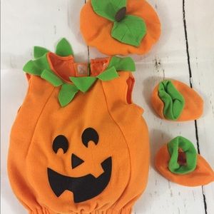 Pumpkin infant costume